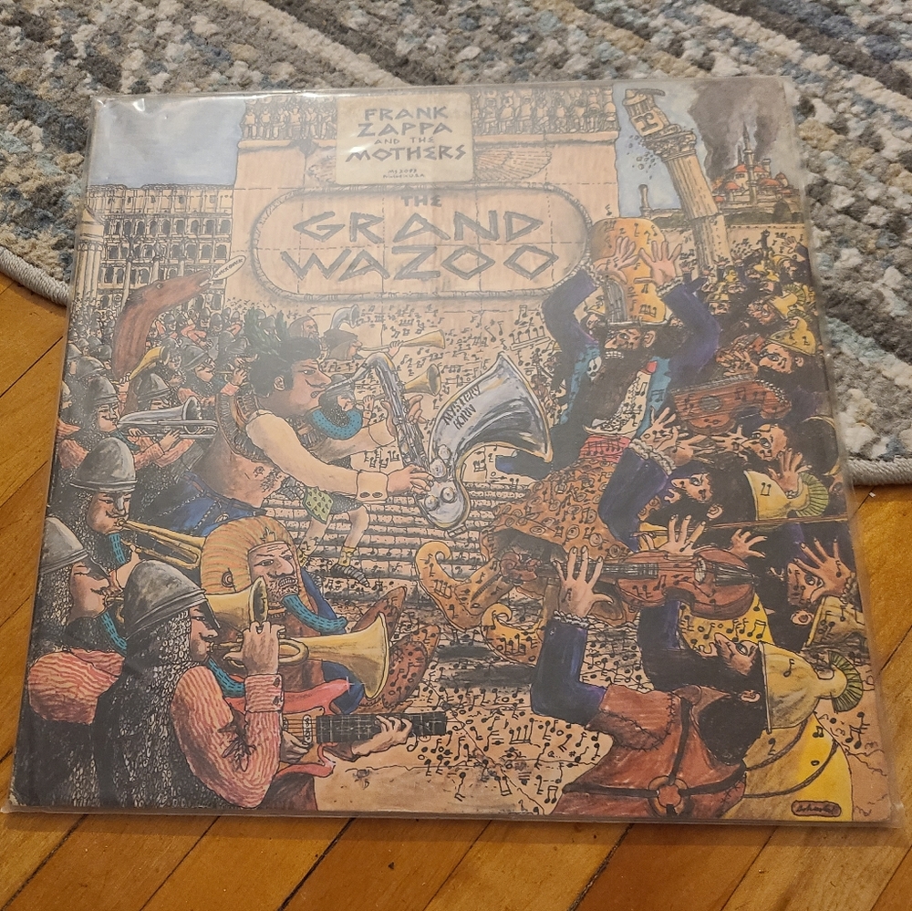 Frank Zappa and the Mothers The Grand Wazoo vintage record. Black LP